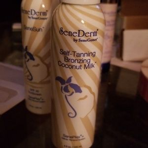 Self tanning bronzing coconut milk